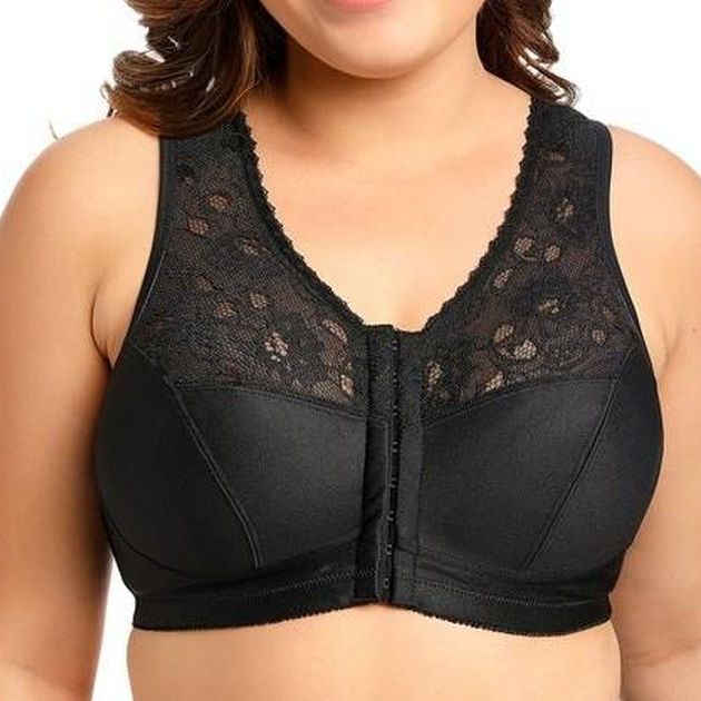 QT Molded Micro Cup Lace Trim Bra (55107) 34DDD/Black at  Women's  Clothing store: Bras