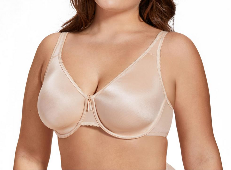 Smooth Unlined Full Cup Support Bra - Plus Size Bra Boutique - Dr. Canine's