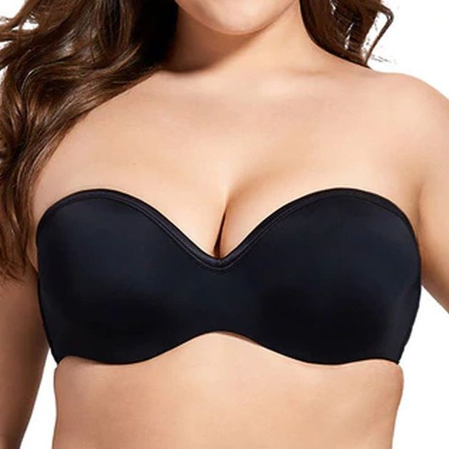 PMUYBHF Strapless Push up Bras for Women Plus Size Thin Comfortable Full  Cup Woman Gathered without underwire Upper Support Pair Bra Vest Lace Bra  Womens Sports Bras Padded Push Up 